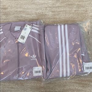 Adidas track suit set
